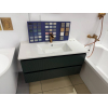 Тумба консольна AQUA RODOS EDISON (007 / R6012-GREEN-MATT) з умивальником Arte 100 см id_200841