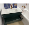 Тумба консольна AQUA RODOS EDISON (007 / R6012-GREEN-MATT) з умивальником Arte 100 см id_200841