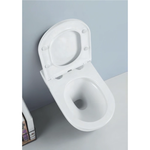 Унітаз підвісний AZZURRA LILAC Vortex із сидінням Soft-Close, білий глянець (LIVCSP000000BI+LIL1800/F)