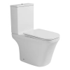 Унитаз-компакт IMPRESE SKALA безободковый с бачком и сиденьем Soft Close, белый глянец 64×34×80 см (с06506000)