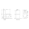 Унітаз-компакт IMPRESE OSLAVA Twist безободковий 62×34×82,5 см, сидіння Slim slow-closing, білий (с06507103TW)