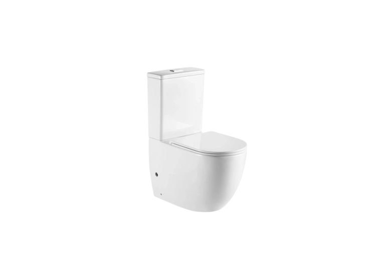 Унітаз-компакт IMPRESE OSLAVA Twist безободковий 62×34×82,5 см, сидіння Slim slow-closing, білий (с06507103TW)