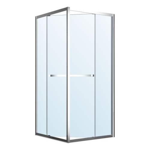 Душова кабіна Imprese SCANDIK 90×90×195 см, розсувні двері, прозоре скло 5 мм, хром s09510501