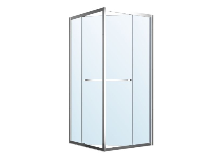 Душова кабіна Imprese SCANDIK 90×90×195 см, розсувні двері, прозоре скло 5 мм, хром s09510501