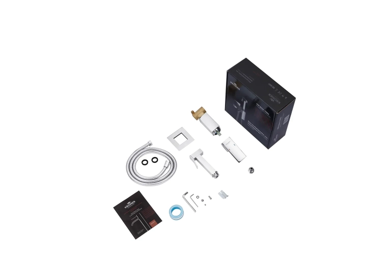 Набір для гігієнічного душу прихованого монтажу зі змішувачем Kroner KRP Bidet - C083 (CV031551)