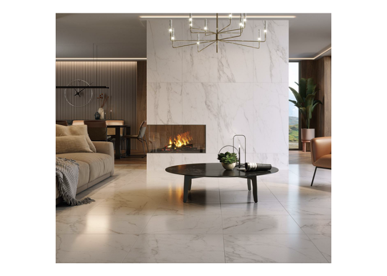 Плитка керамогранитная Cersanit ATLANTIS WHITE SATIN RECT** 59.8×119.8 (1 СОРТ) TGGR1021605027