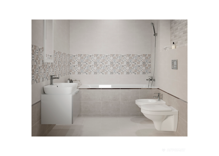 Плитка керамогранітна Cersanit MARGO PATCHWORK ДЕКОР TDZZ1225911079