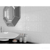 Плитка керамогранітна Cersanit WHITE GLOSSY STRUCTURE CUBES TWZZ1095785991