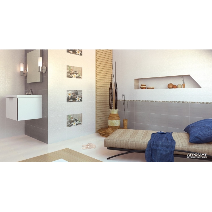 Плитка керамогранитная Cersanit DEC OLIVIA GREY SPA1 ДЕКОР TDZZ1213756040
