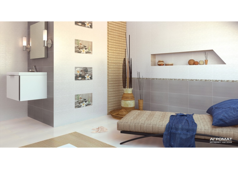 Плитка керамогранітна Cersanit DEC OLIVIA GREY SPA1 ДЕКОР TDZZ1213756040