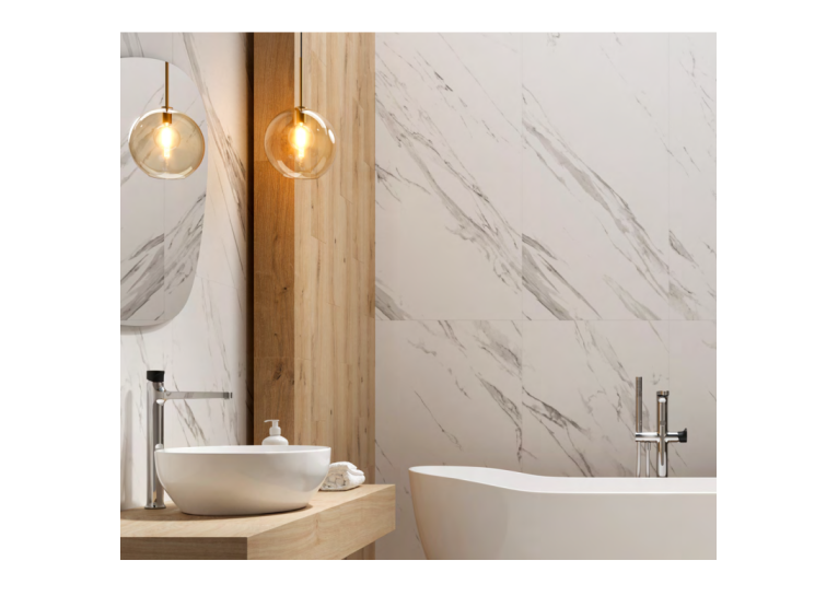 Плитка керамогранитная Cersanit Calacatta Mistari White RECT 59.8x119.8x8 TGGR1019535027