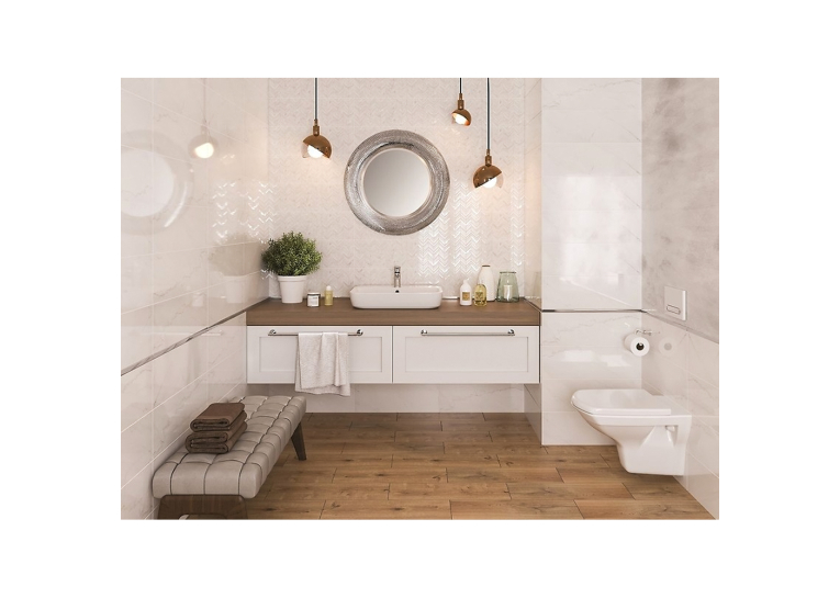 Плитка керамогранітна Cersanit MARIEL WHITE GLOSSY TWZZ1100805994