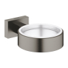 Тримач для склянки або мильниці Grohe Essentials Cube (40508AL1) Графіт матовий