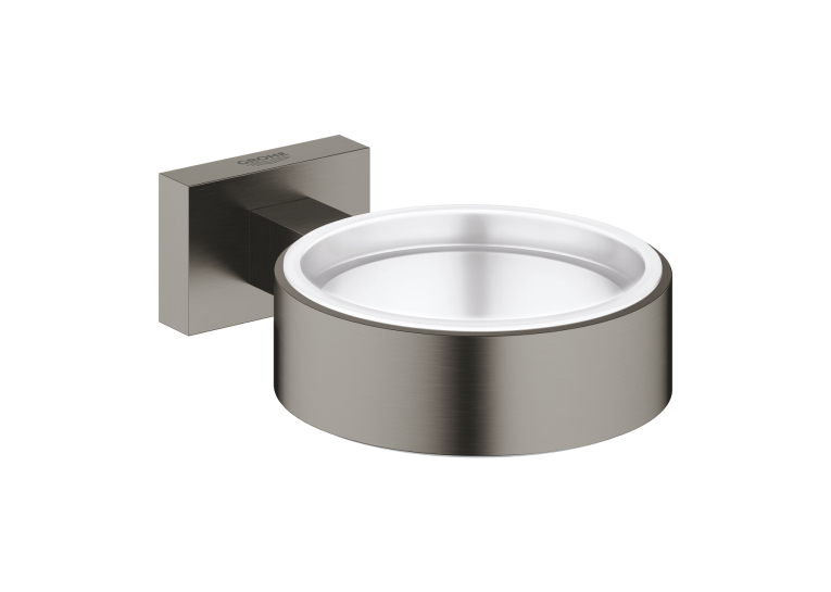 Тримач для склянки або мильниці Grohe Essentials Cube (40508AL1) Графіт матовий