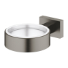 Тримач для склянки або мильниці Grohe Essentials Cube (40508AL1) Графіт матовий