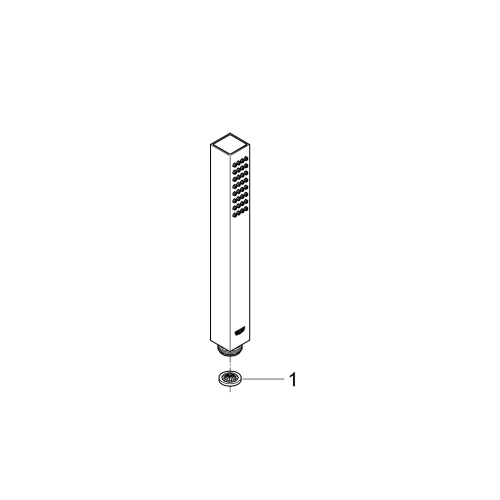 Ручной душ GROHE Euphoria Cube+ Stick, 1 режим, металл (27884001)