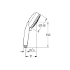 Ручной душ Grohe Tempesta 100 3 режима струи (27574002)