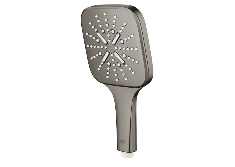 Ручной душ Grohe Rainshower SmartActive Cube 130 3 режима струи (26582AL0) Графит матовый