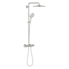 Душова система з термостатом для настінного монтажу Grohe Rainshower Smartactive 310 (26836DC0) Сталь