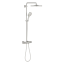 Душова система з термостатом для настінного монтажу Grohe Rainshower Smartactive 310 (26836DC0) Сталь