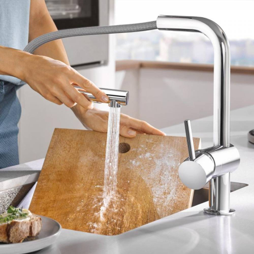 Однорычажный смеситель для мойки Grohe Minta (30274000)