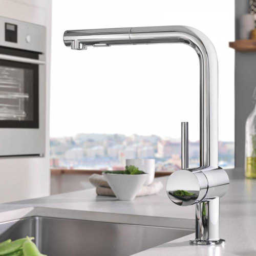 Однорычажный смеситель для мойки Grohe Minta (30274000)