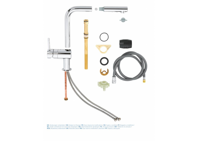 Одноважільний змішувач для мийки Grohe Minta (30274000)