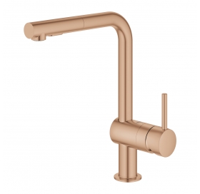 Одноважільний змішувач для миття Grohe Minta (30274DL0) Бронза матова