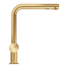 Однорычажный смеситель для мойки с вентилем Grohe Minta (31558GN0) Золото матовое