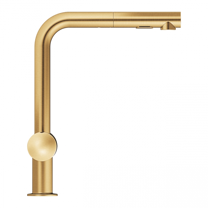 Одноважільний змішувач для миття з вентилем Grohe Minta (31558GN0) Золото матове