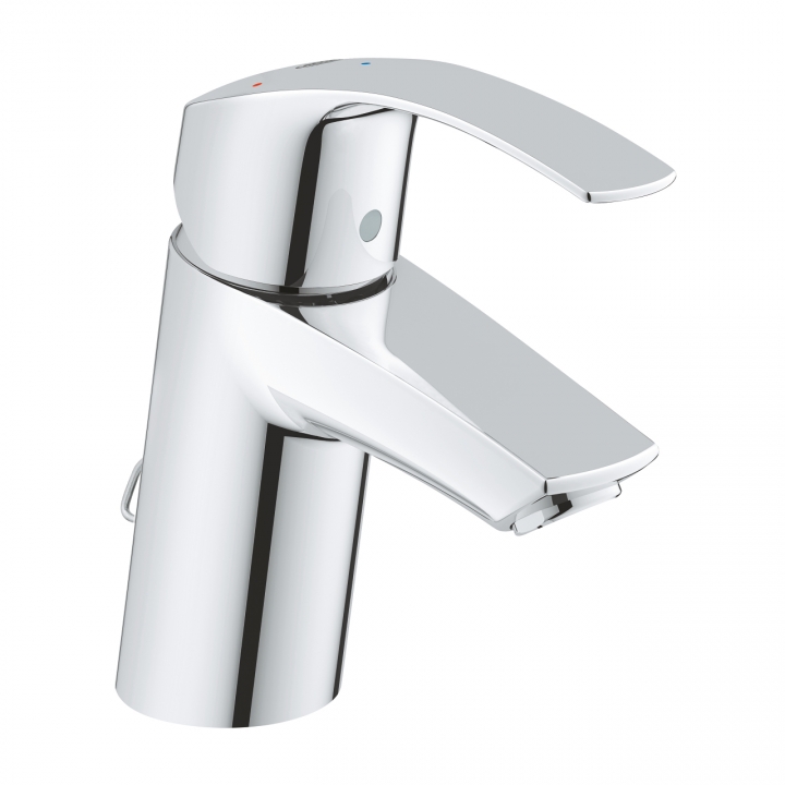 Смеситель однорычажный для раковины Grohe Eurosmart S-Size с цепочкой (23372002)