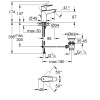 Однорычажный смеситель для раковины Grohe BauEdge New S-Size LowFlow (23894001)