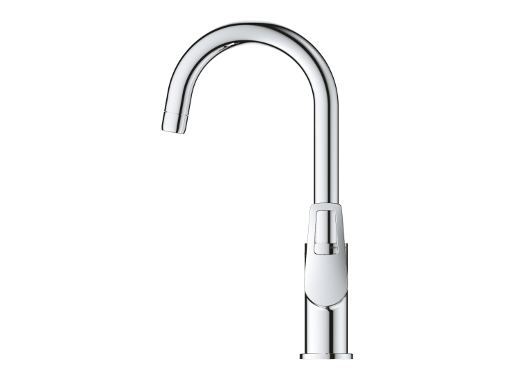 Одноважільний змішувач для раковини Grohe BauLoop New L-Size + нажимний донний клапан (23891001)