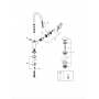 Одноважільний змішувач для раковини Grohe BauLoop New L-Size + нажимний донний клапан (23891001)