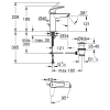 Одноважільний змішувач для раковини Grohe Eurosmart New M-Size (2339330E)
