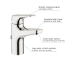 Однорычажный смеситель для раковины Grohe Grohe Start Flow S-Size (23809000)