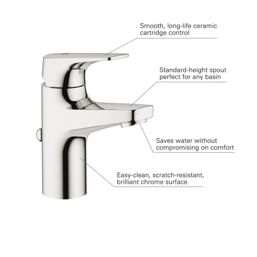 Однорычажный смеситель для раковины Grohe Grohe Start Flow S-Size (23809000)
