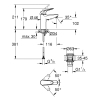 Однорычажный смеситель для раковины Grohe Euroeco S-Size (24267001)