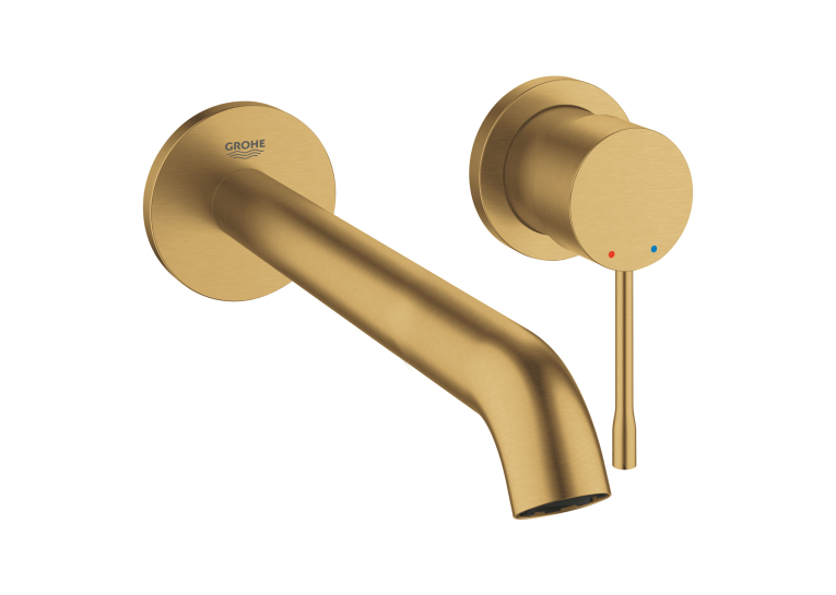 Змішувач для раковини Grohe Essence на 2 отвори L-Size (29193GN1) Бронза матова