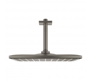 Верхній душ Grohe Rainshower 310 Mono Cube з кронштейном 142 мм, 1 режим струменя (26566AL0) Графіт матовий