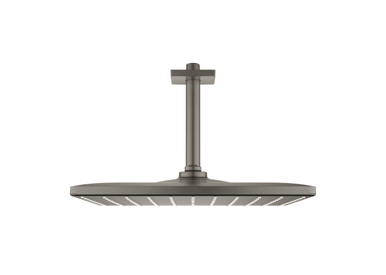 Верхний душ Grohe Rainshower 310 Mono Cube с кронштейном 142 мм, 1 режим струи (26566AL0) Графит матовый