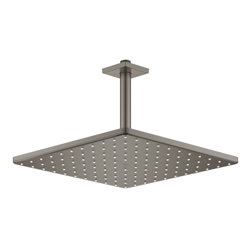 Верхний душ Grohe Rainshower 310 Mono Cube с кронштейном 142 мм, 1 режим струи (26566AL0) Графит матовый