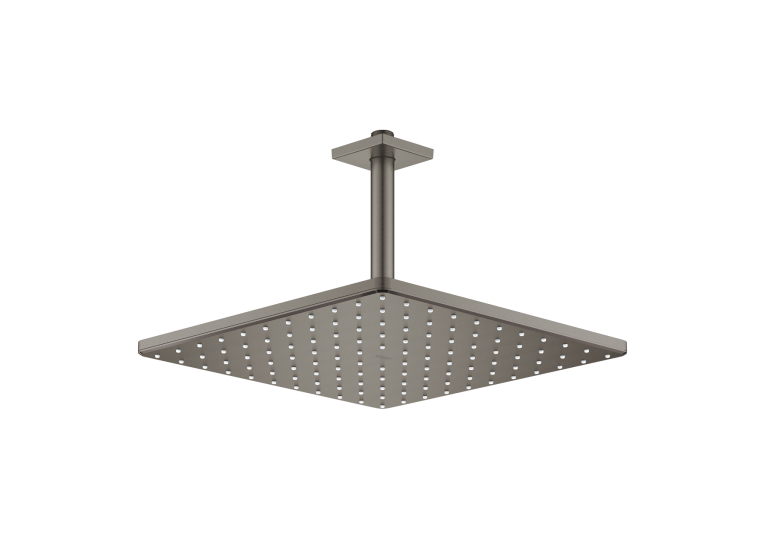 Верхній душ Grohe Rainshower 310 Mono Cube з кронштейном 142 мм, 1 режим струменя (26566AL0) Графіт матовий