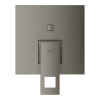 Одноважільний змішувач на 2 виходи Grohe Eurocube (24062AL0) Графіт матовий