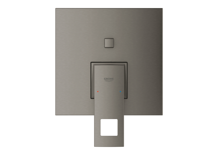 Одноважільний змішувач на 2 виходи Grohe Eurocube (24062AL0) Графіт матовий
