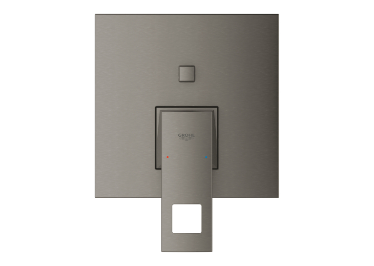 Одноважільний змішувач на 2 виходи Grohe Eurocube (24062AL0) Графіт матовий