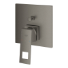 Одноважільний змішувач на 2 виходи Grohe Eurocube (24062AL0) Графіт матовий