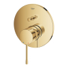 Одноважільний змішувач Grohe Essence на 2 виходи (24167GL1) Золото