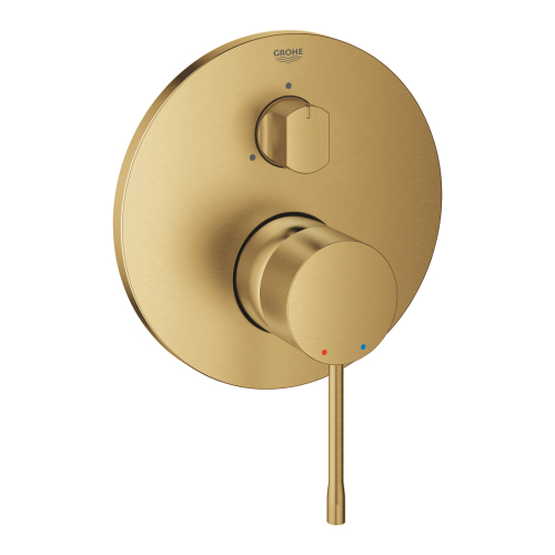 Одноважільний змішувач Grohe Essence на 3 виходи (24169GN1) Золото матове