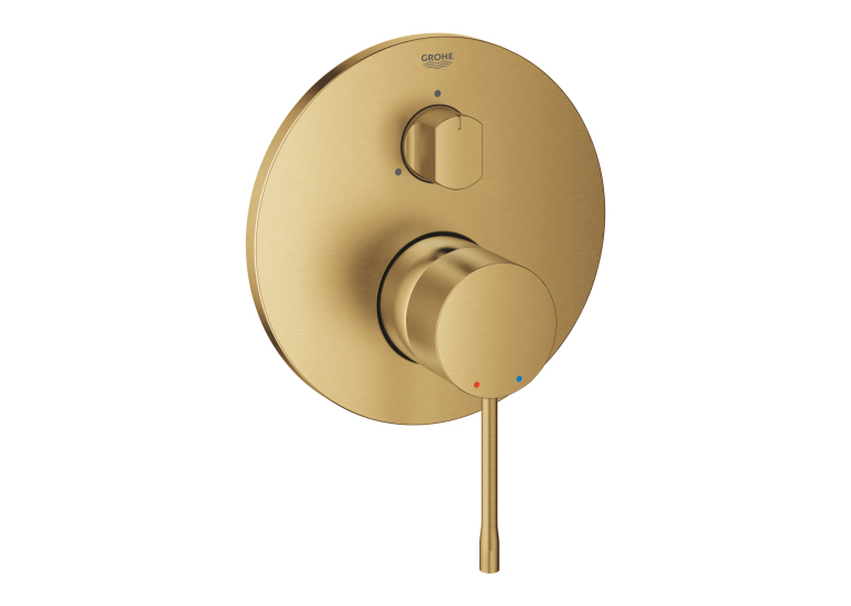 Одноважільний змішувач Grohe Essence на 3 виходи (24169GN1) Золото матове